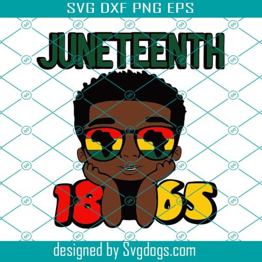 Juneteenth 1965 Svg, Juneteenth Cute Black African American Kid Transfer Svg,  Melanin Prince Svg, Black Magic Svg