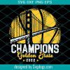 Gold Blooded Svg, Golden State Warriors Svg, Basketball Svg