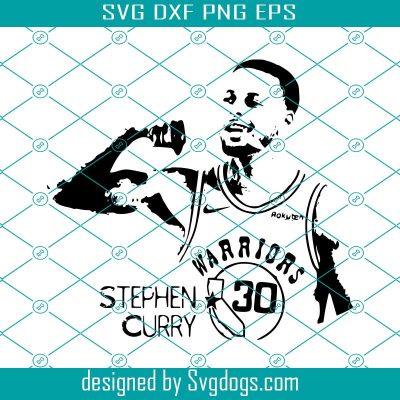 Stephen Curry Svg, Stephen Curry NBA Golden State Warriors Svg