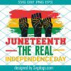 Juneteenth June 19th 1865 Svg, Celebrate Black Freedom Day Svg, Proud Black Svg, Afro African American Svg