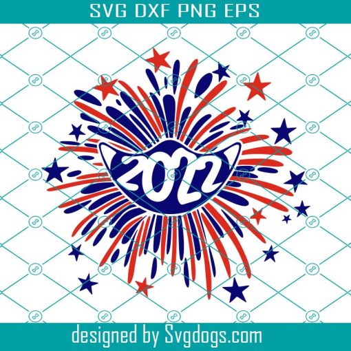 Fireworks 2022 Svg, America Flag Svg, 4th Of July Svg, Independence Day Svg, Patriotic Svg