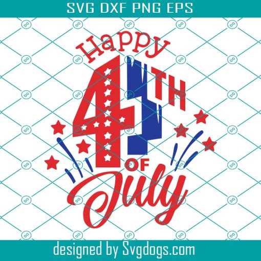 Happy 4th Of July Svg, 4th Of July Svg, Independence Day Svg, Patriotic Svg