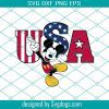 Minnie USA Svg, Minnie Mouse America Flag 4th Of July 2022 Svg, Independence Day 2022 Svg