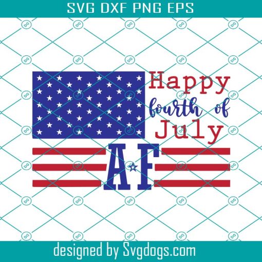 Happy Fourth Of July Svg, America Freedom Svg Flag USA Svg, Independence Day Svg