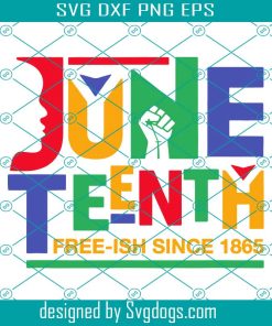 Juneteenth FreeIsh Since 1865 Freedom Day Svg, Celebrate Juneteenth Svg, Black History Svg