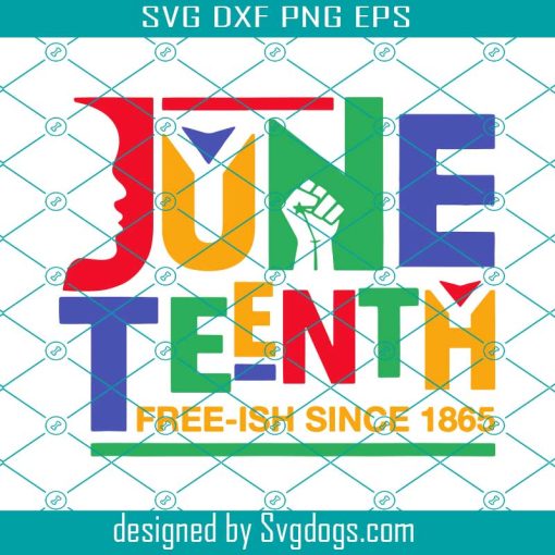 Juneteenth FreeIsh Since 1865 Freedom Day Svg, Celebrate Juneteenth Svg, Black History Svg