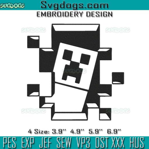 Minecraft Embroidery Design File