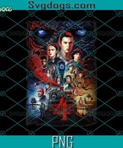 Stranger Things 4 Full Cast Poster PNG, Stranger Things Movie PNG, Stranger Things PNG