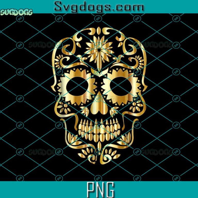 Gold Skull PNG, Skull Grafic PNG, Skull PNG - SVGDOGS.COM