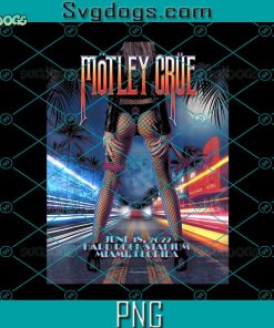 Mötley Crüe PNG, The Stadium Tour Miami Event PNG