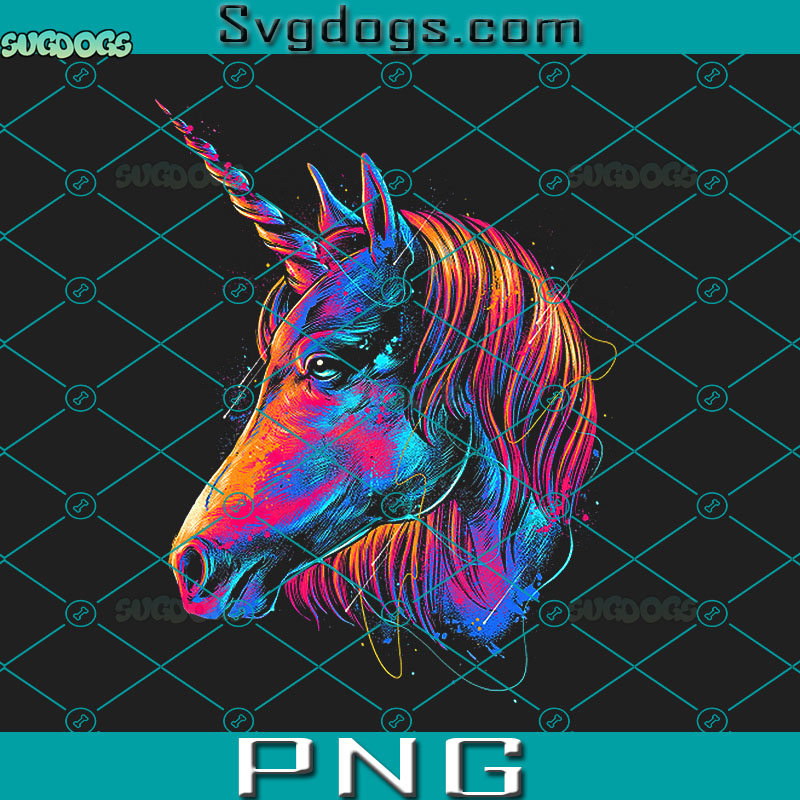 Unicorn PNG, Rainbow Unicorn PNG, Cute Colorful Unicorn PNG