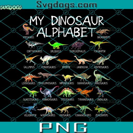 Dinosaur Alphabet Dino ABC For Kids Boys Men Women Dinosaur PNG, Dinosaur PNG