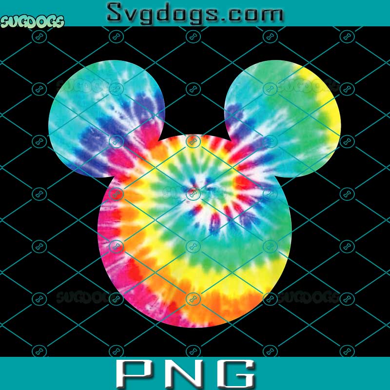 Disney Mickey Mouse Icon Rainbow Tie PNG, Mickey Rainbow PNG