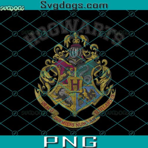 Harry Potter Hogwarts Vintage Crest PNG, Harry Potter PNG