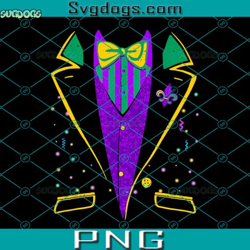 Mardi Gras Tuxedo Costume PNG, Mardi Gras PNG, Mardi Gras Tuxedo Costume Funny Carnival Parade PNG