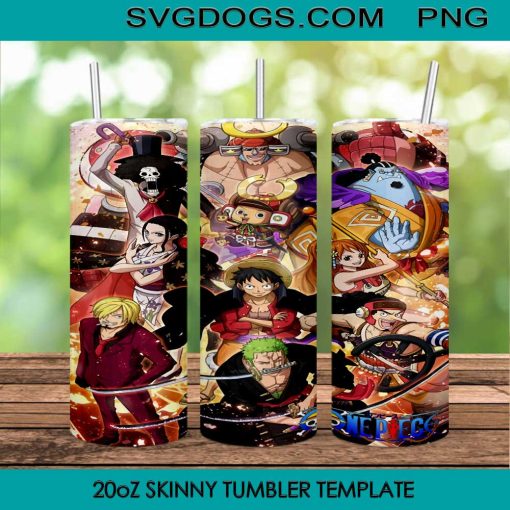 Onigashima Poster Tumbler Wrap Design PNG File Digital Download