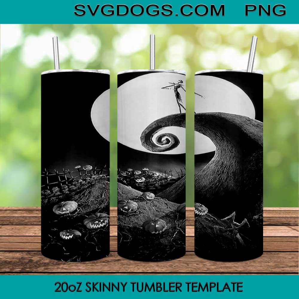 Jack skellington Tumbler Design Sublimation PNG File Digital Download