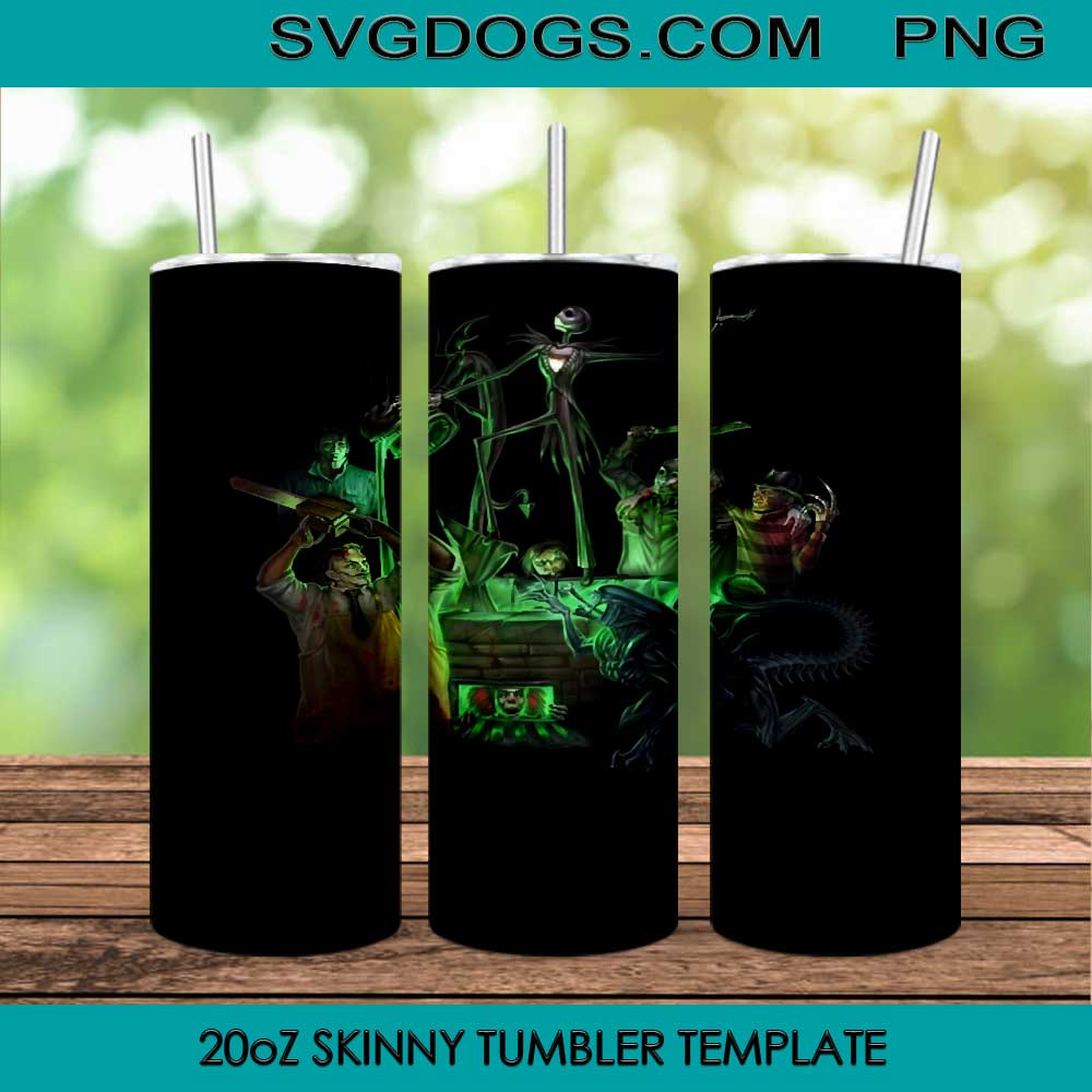 Halloween Horror Movie Tumbler Design Sublimation PNG File Digital Download, Freddy Krueger Tumbler Design Sublimation PNG File Digital Download