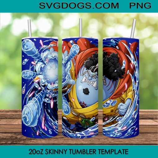 Jimbei Poster Tumbler Wrap Design PNG File Digital Download