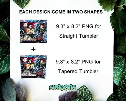 Kotak Kotak Berteriak Bersama Air Sticker Tumbler Wrap Design PNG File Digital Download