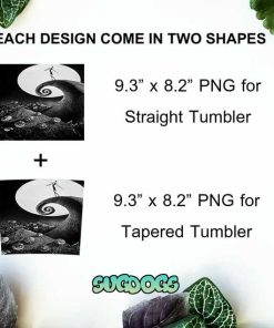 Jack skellington Tumbler Design Sublimation PNG File Digital Download 1
