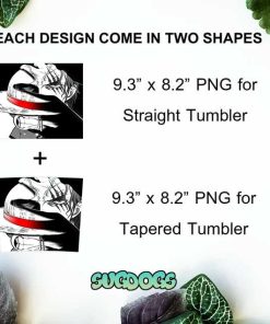 Luffy And Shanks Tumbler Design Sublimation PNG File Digital Download