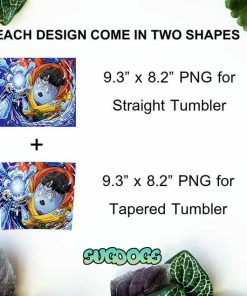 Jimbei Poster Tumbler Wrap Design PNG File Digital Download