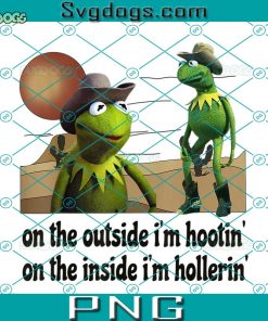 Kermit Hootin PNG, On The Outside I’m Hootin PNG