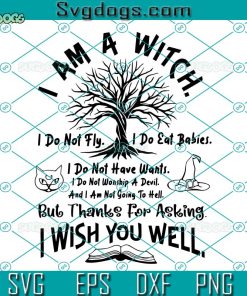 I Am A Witch Svg, Sarcastic Witch Shirt Svg, Pagan Clothing Svg