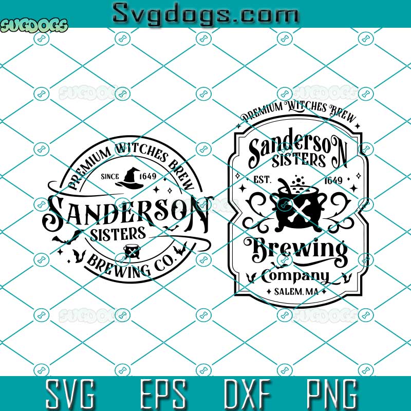 Sanderson Sisters Brewing Co SVG, Halloween Svg, Sanderson Sisters Witches Brewing Co SVG