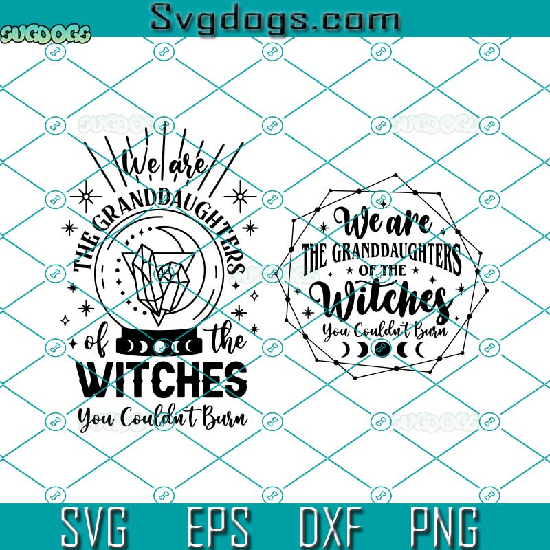 We Are The Granddaughters Of The Witches You Couldn't Burn SVG, Halloween SVG, Mystical SVG, Witch SVG