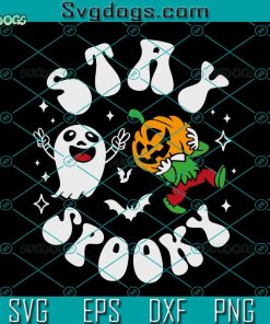 Stay Spooky Kids SVG, Halloween SVG, Spooky SVG, Funny Ghost SVG