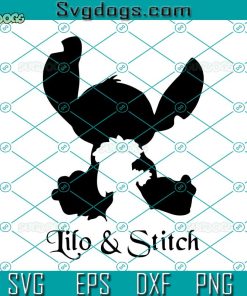 Easter Stitch Svg, Easter Day Svg, Lilo and Stitch Svg, Easter Eggs Svg