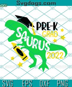 Dinosaur Pre-K Grad 2022 Svg, Pre-K Svg, School Svg