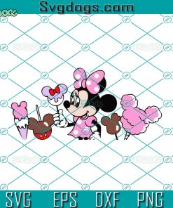 Minnie Snacks Svg, Snack Goals Svg, Disney Snacks Svg