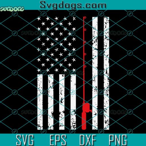 American Flag Fishing Vintage Fishing Svg, Love Guns And Fishing Rods American Flag Svg, Fishing Svg