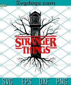 Stranger Things Vecna Clock Horror Drama Svg, Stranger Things Svg