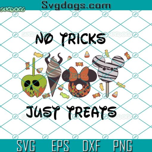 No Tricks Just Treats SVG, Snackgoal Halloween SVG, Carnival Food SVG, Spooky Vibes SVG