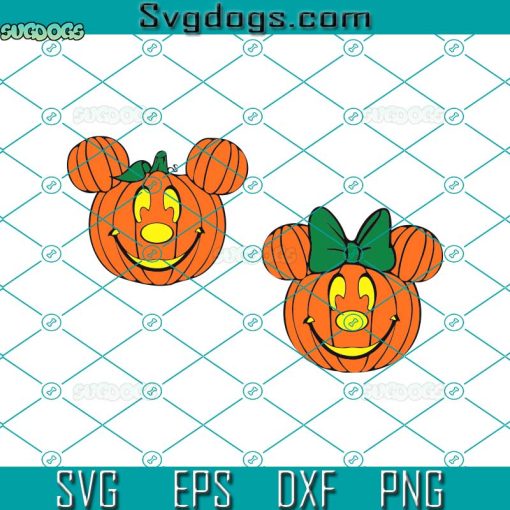 Bundle Pumpkin Outline SVG, Fall SVG, Mickey Pumpkin SVG, Trick Or Treat SVG