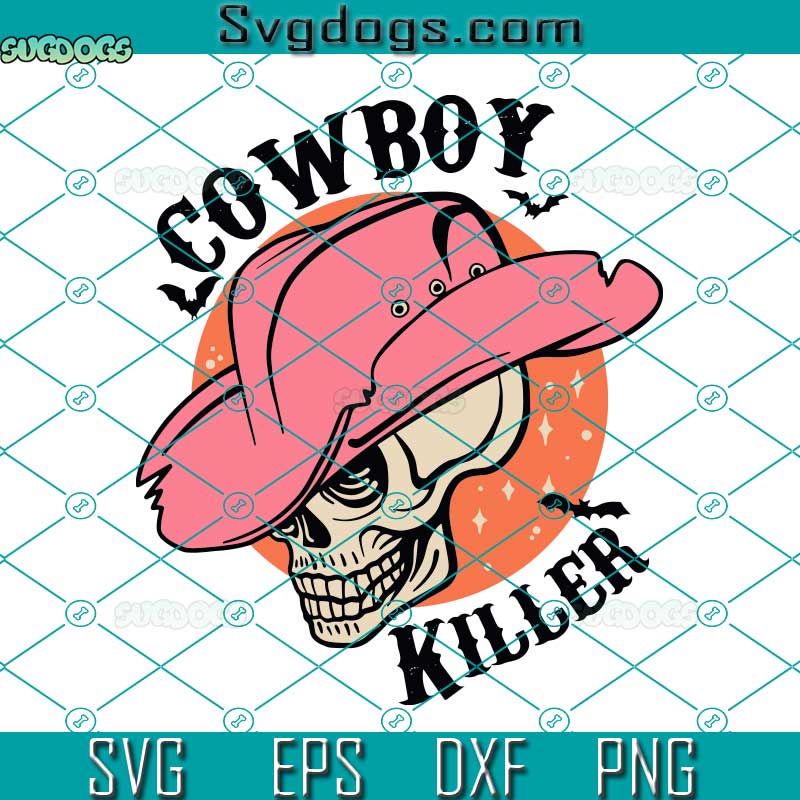 Halloween Cowboy Killer SVG, Retro SVG, Western SVG