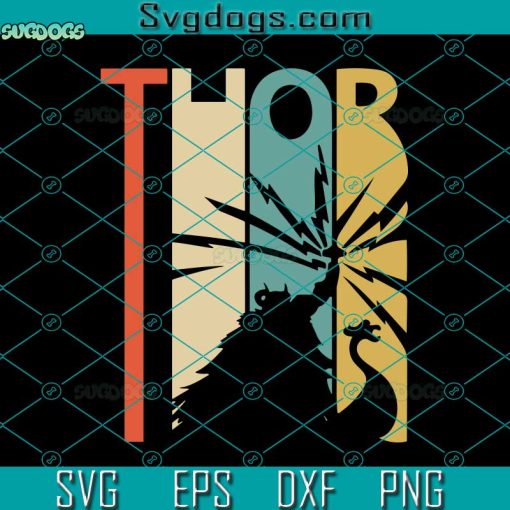 Funny Vintage Thor Svg, Thor Svg, Thor Drip Svg, Avengers Svg