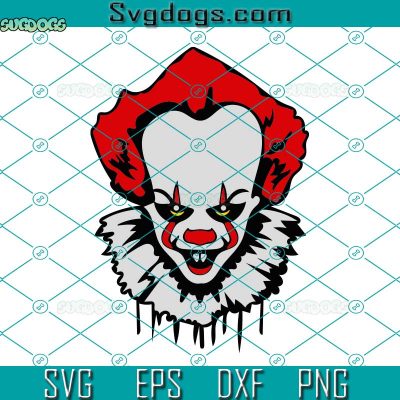 Clown SVG, The Clown’s Horror Smile SVG, Lown Horror SVG - SVGDOGS.COM