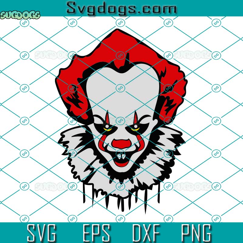 Clown SVG, The Clown’s Horror Smile SVG, Lown Horror SVG