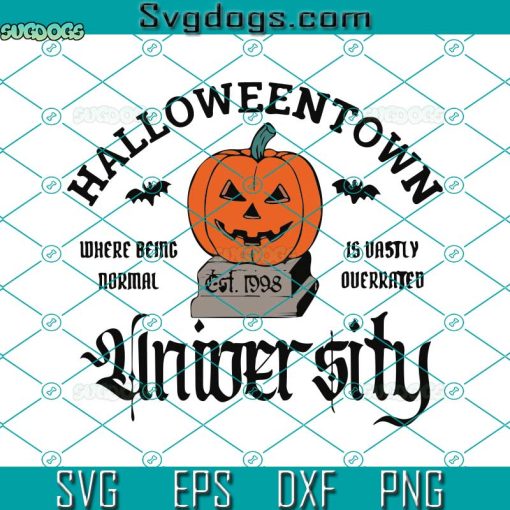 Halloweentown University SVG, Halloween SVG, Pumpkin SVG, Fall SVG