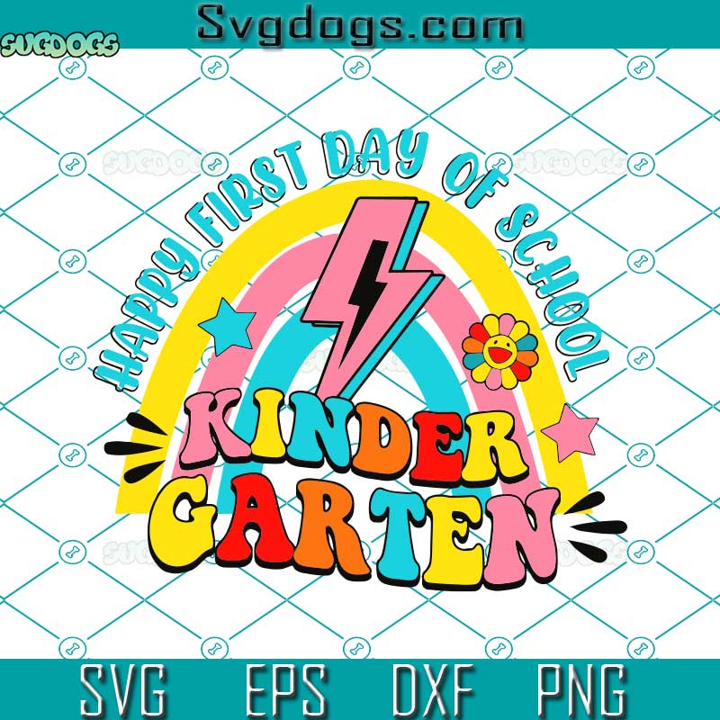 Happy First Day Of School SVG, Personalized Grade SVG, Back To School SVG