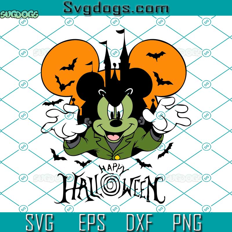 Mouse Happy Halloween SVG, Terror Halloween SVG, Mouse SVG