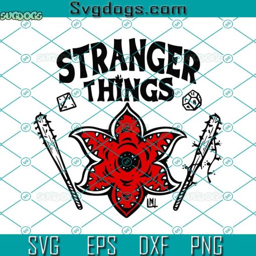 Stranger Things Hellfire Club 4 SVG, Stranger Things 4 Hellfire Club Skull And Weapons SVG, Stranger Things Day SVG