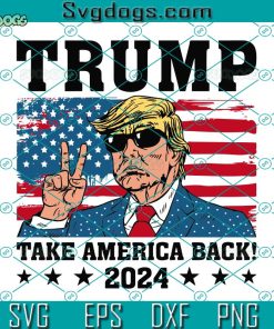 Trump 2024 SVG, Take American Back SVG, Awakened Patriot SVG, Funny Trump Biden American Flag SVG