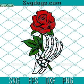 Amor Eterno Skeleton Rose SVG, Halloween SVG - SVGDOGS.COM