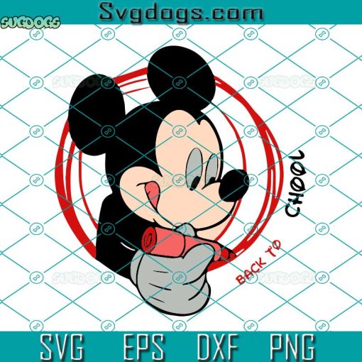 Mickey Back To School Svg, Mickey Svg, Funny Teacher Svg, Welcome School Svg